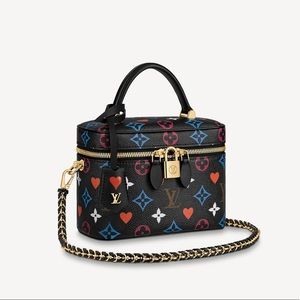 ♥️♣️Louis Vuitton♥️♣️ NWT Black Game On Vanity PM